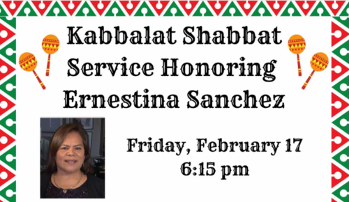 Banner Image for Kabbalat Shabbat Service in Honor of Ernestina